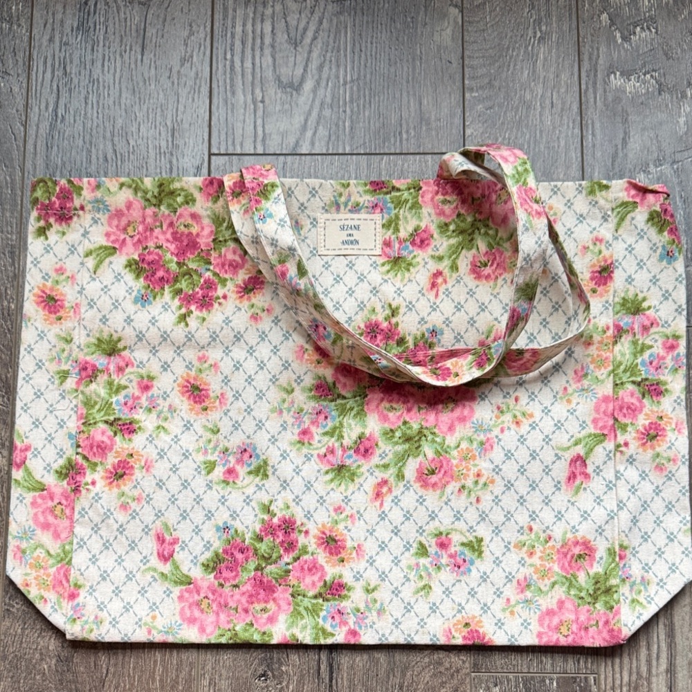 NWOT Sezane x Andion Floral Tote